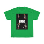 Five Toes Down Henry the Amputee Sports Unisex Heavy Cotton Tee Blk backgound