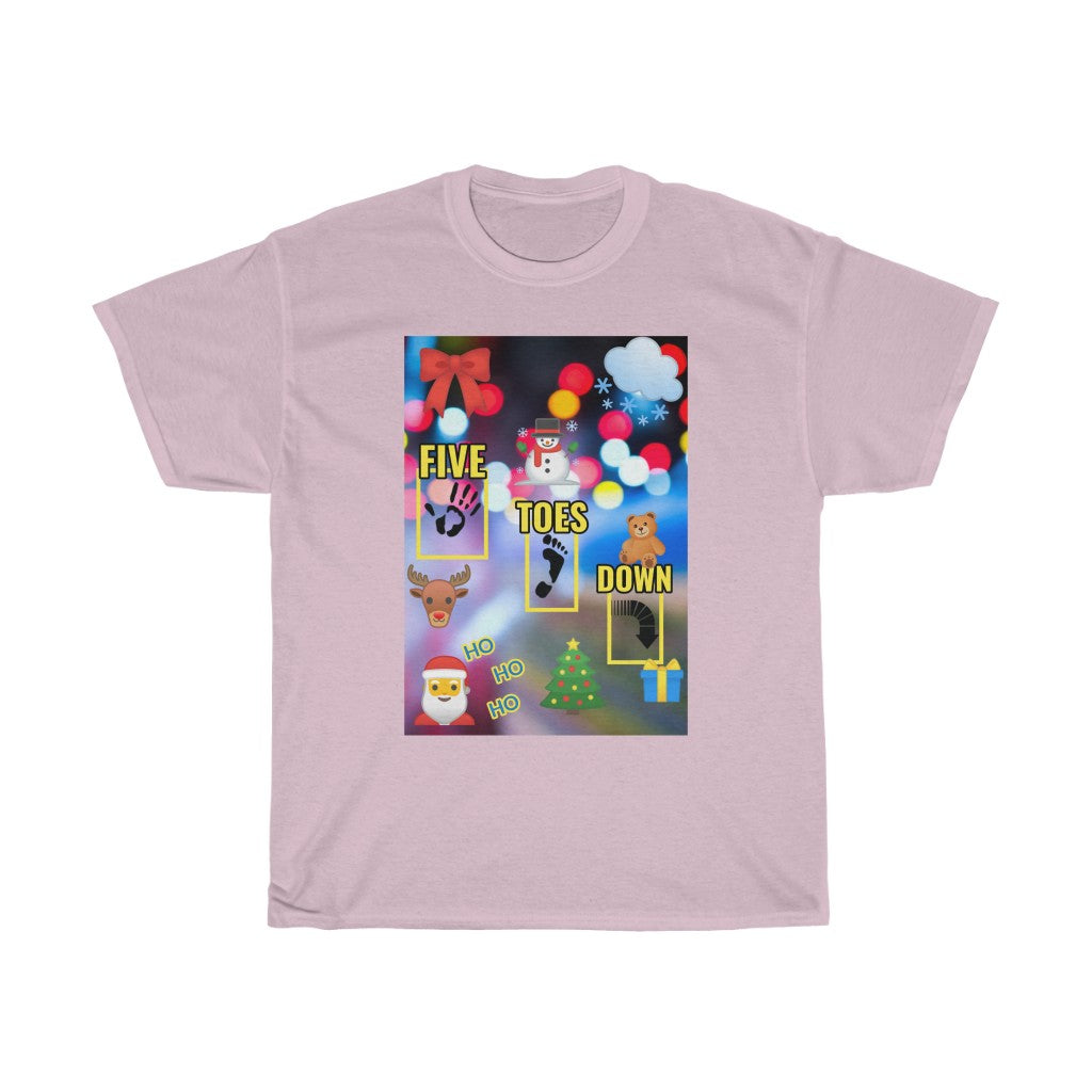 Five Toes Down Logo Christmas Unisex Tee