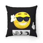 Five Toes Down Mood Spun Polyester Square Pillow