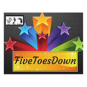 Five Toes Down Stars 252 Piece Puzzle