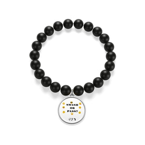Five Toes Down Smash/Pass Matte Onyx Bracelet