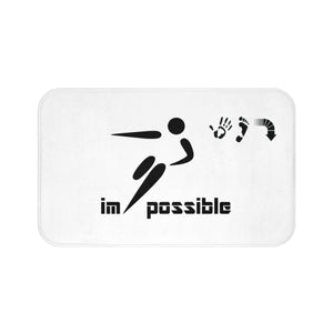 Five Toes Down I'm Possible Bath Mat