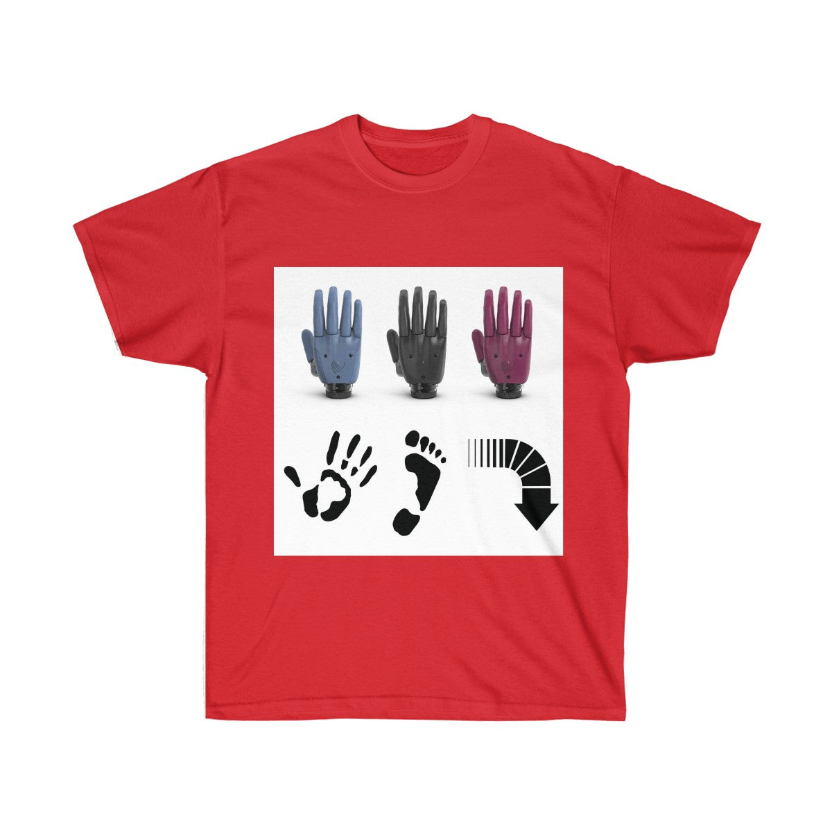Five Toes Down Amputee Unisex Tee