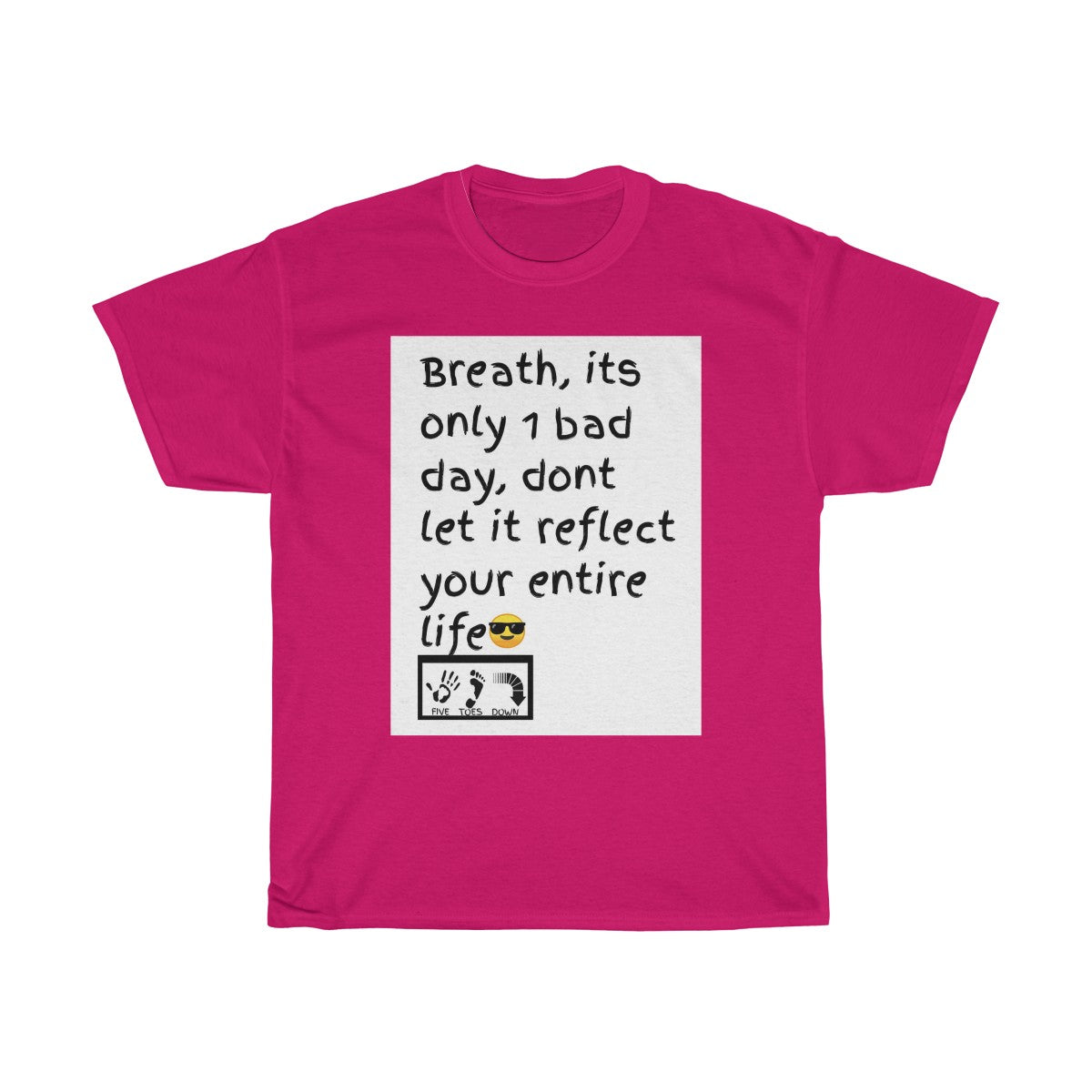 Five Toes Down Breath Unisex Tee