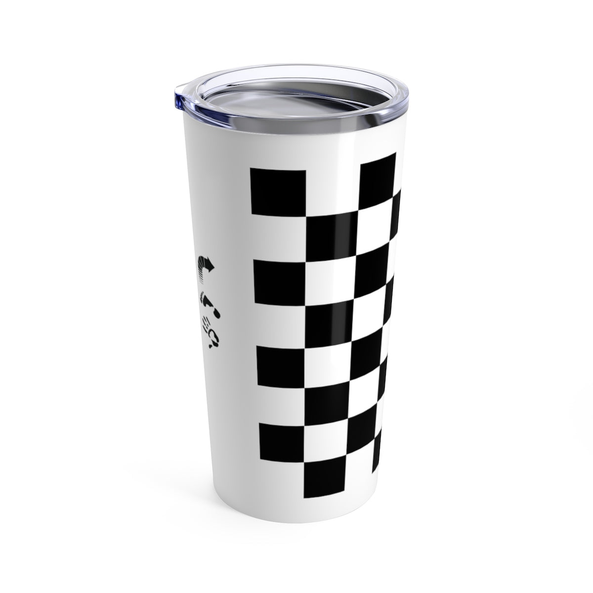 Five Toes Down Checker Tumbler 20oz