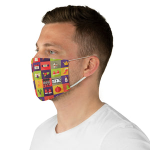 Five Toes Down Holiday 1 Fabric Face Mask