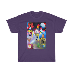 Five Toes Down Logo Christmas Unisex Tee