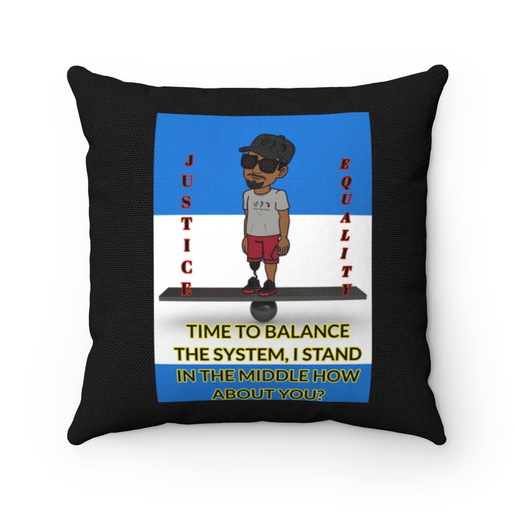 Five Toes Down Equality Spun Polyester Square Pillow