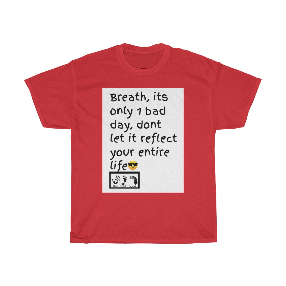 Five Toes Down Breath Unisex Tee