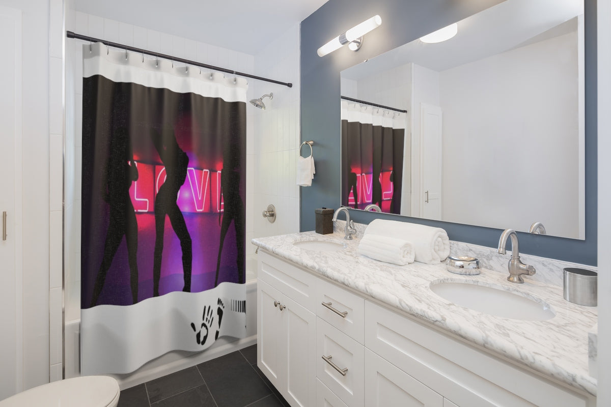 Five Toes Down Sexy Shower Curtains