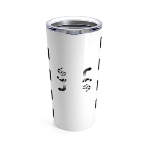 Five Toes Down Checker Tumbler 20oz