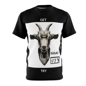 Five Toes Down (Get out and try) G.O.A.T Unisex Cut & Sew Tee