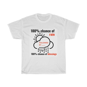 Five Toes Down Chance of Rain Unisex Tee