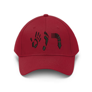 Five Toes Down Unisex Twill Hat Embroidered