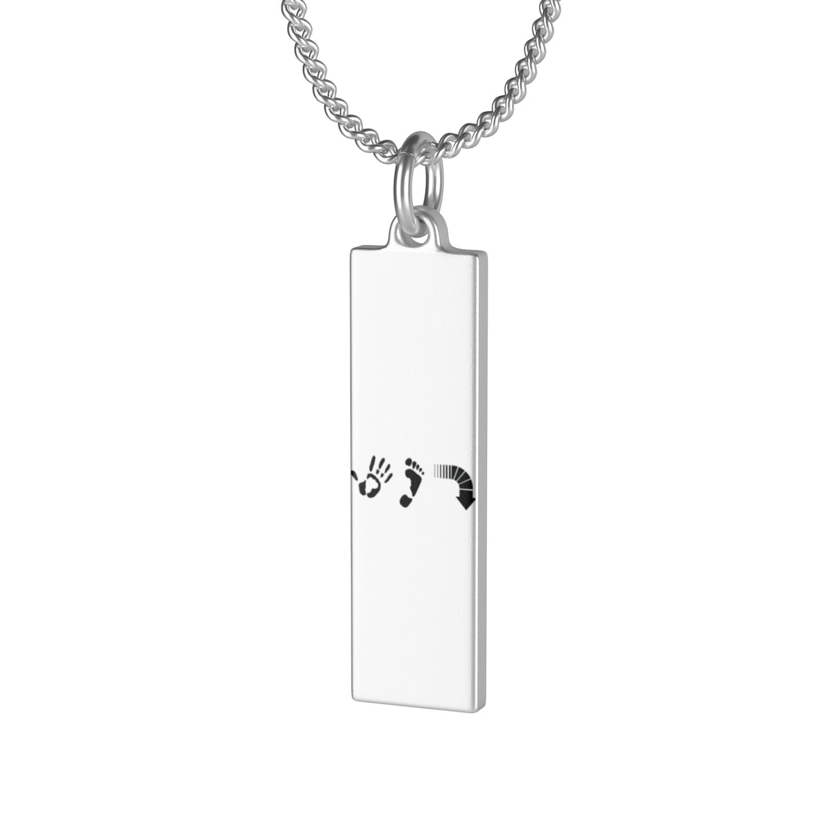 Five Toes Down Single Loop Necklace