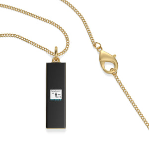 Five Toes Down Play the Cards Single Loop Necklace
