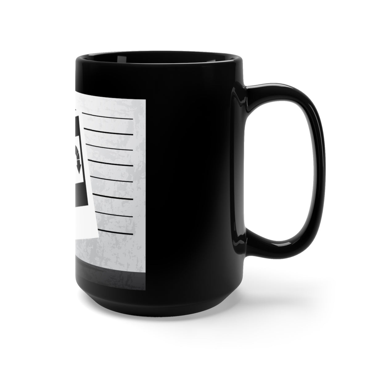 Five Toes Down Wanted Black Mug 15oz