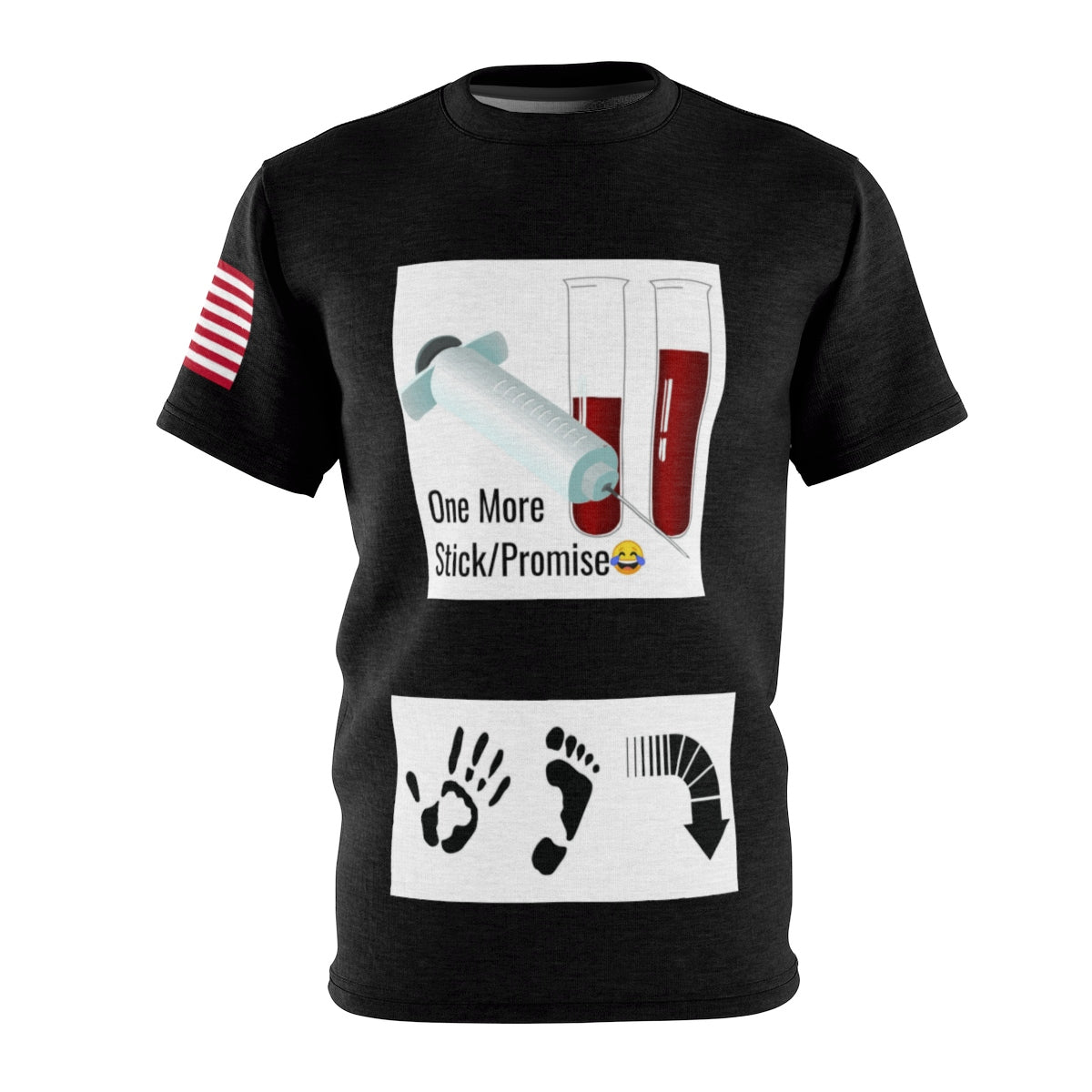 Five Toes Down Stick Unisex Cut & Sew Tee