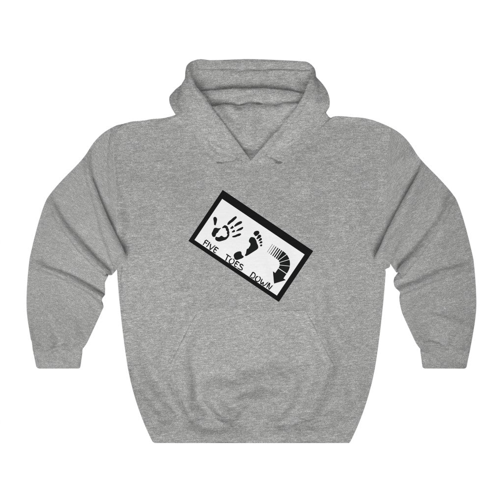 Five Toes Down Logo Unisex Heavy Blend Hooded Sweatshirt