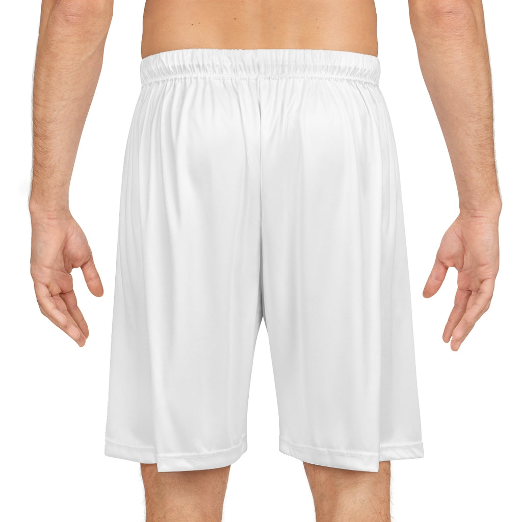 Five Toes Down Basketball Shorts White