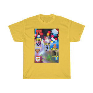 Five Toes Down Logo Christmas Unisex Tee