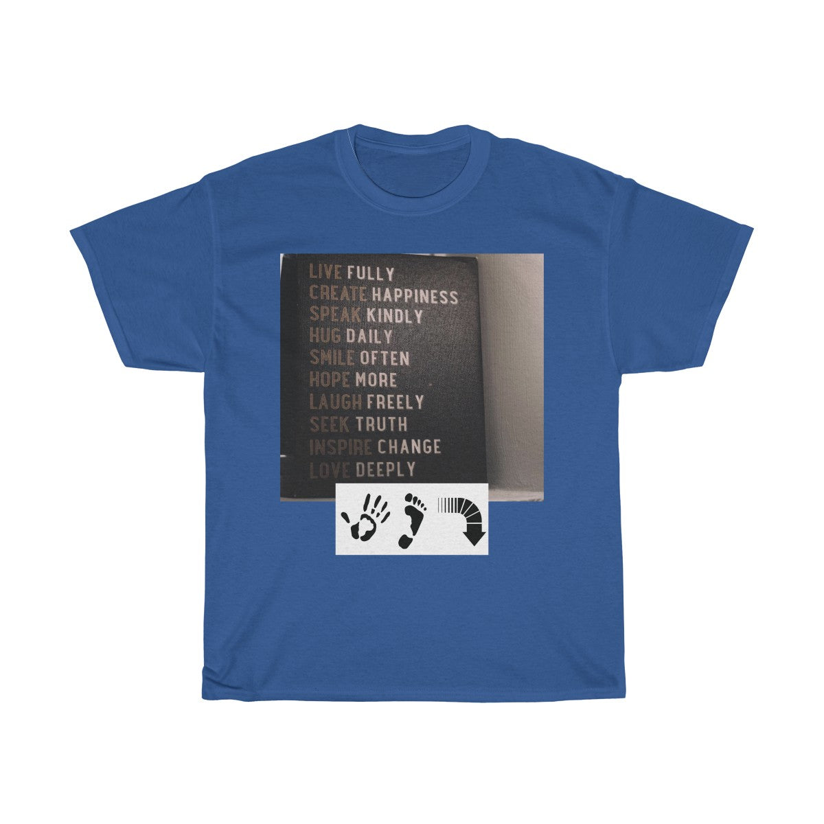 Five Toes Down Words to Live By Unisex Tee