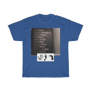 Five Toes Down Words to Live By Unisex Tee