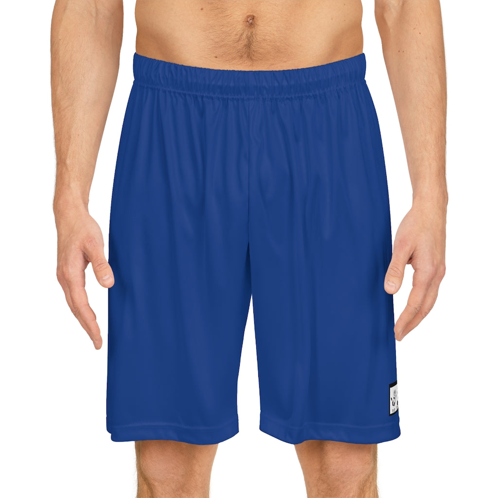 Five Toes Down Basketball Shorts Blue