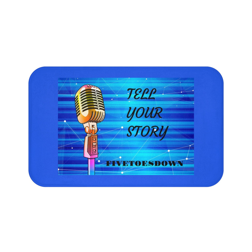 Five Toes Down Mic Check Bath Mat