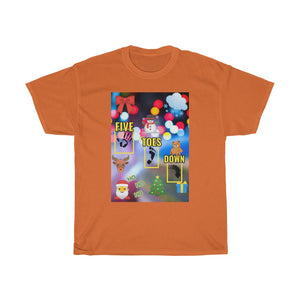 Five Toes Down Logo Christmas Unisex Tee