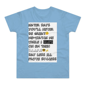 Five Toes Down Single Jersey Men's T-shirt Hater Says