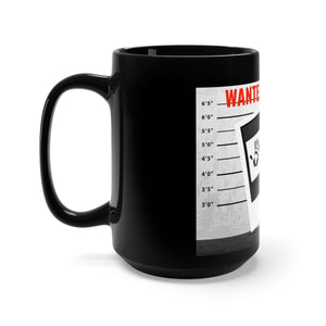 Five Toes Down Wanted Black Mug 15oz