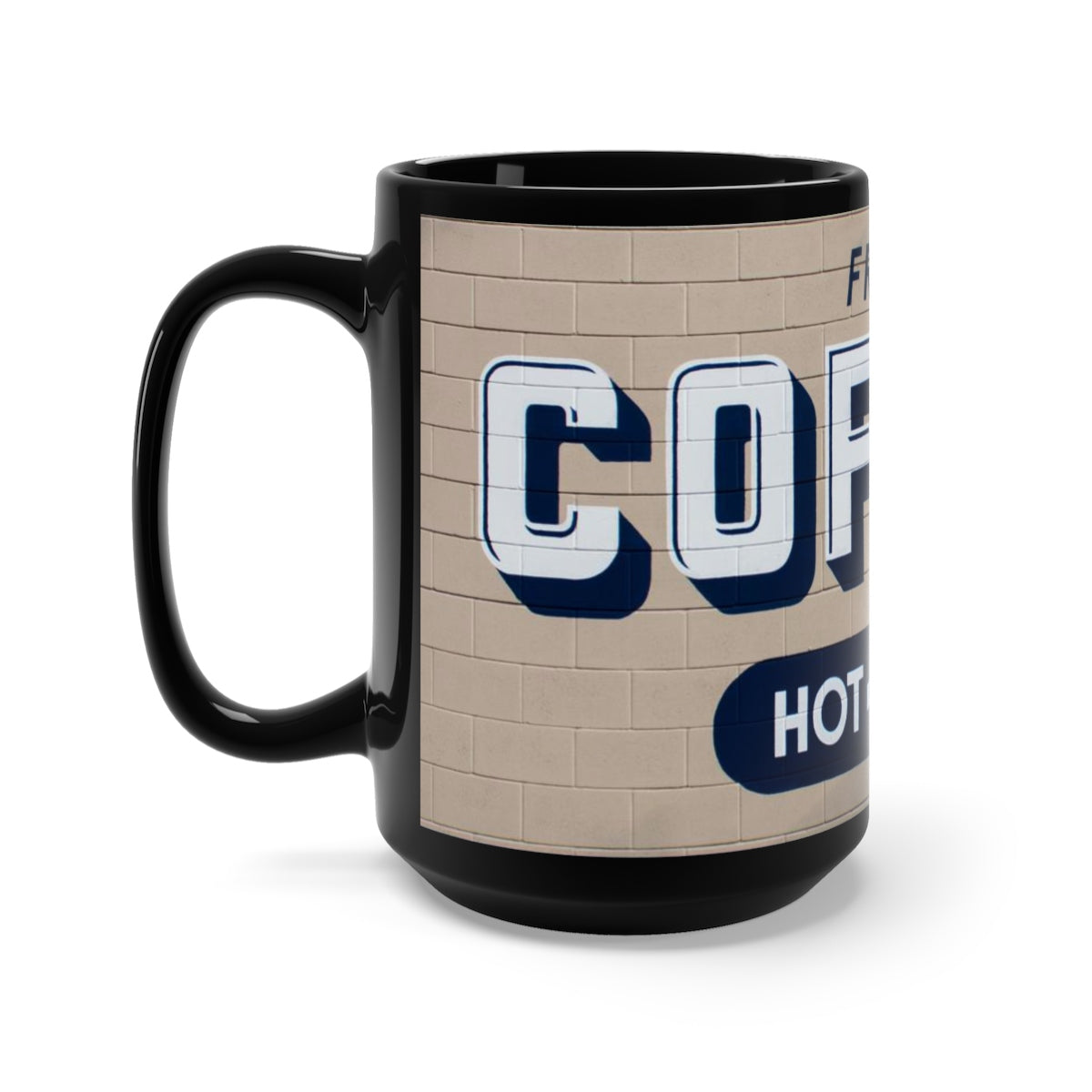 Five Toes Down Coffee Black Mug 15oz