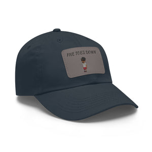 Five Toes Down Henry The Amputee Hat with Leather Patch