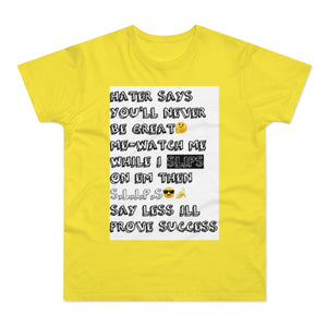 Five Toes Down Single Jersey Men's T-shirt Hater Says