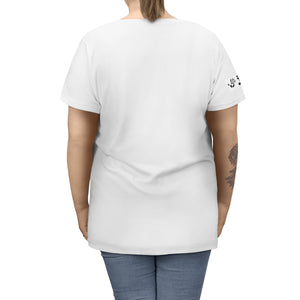 Five Toes Down Nurse Women's Curvy Tee