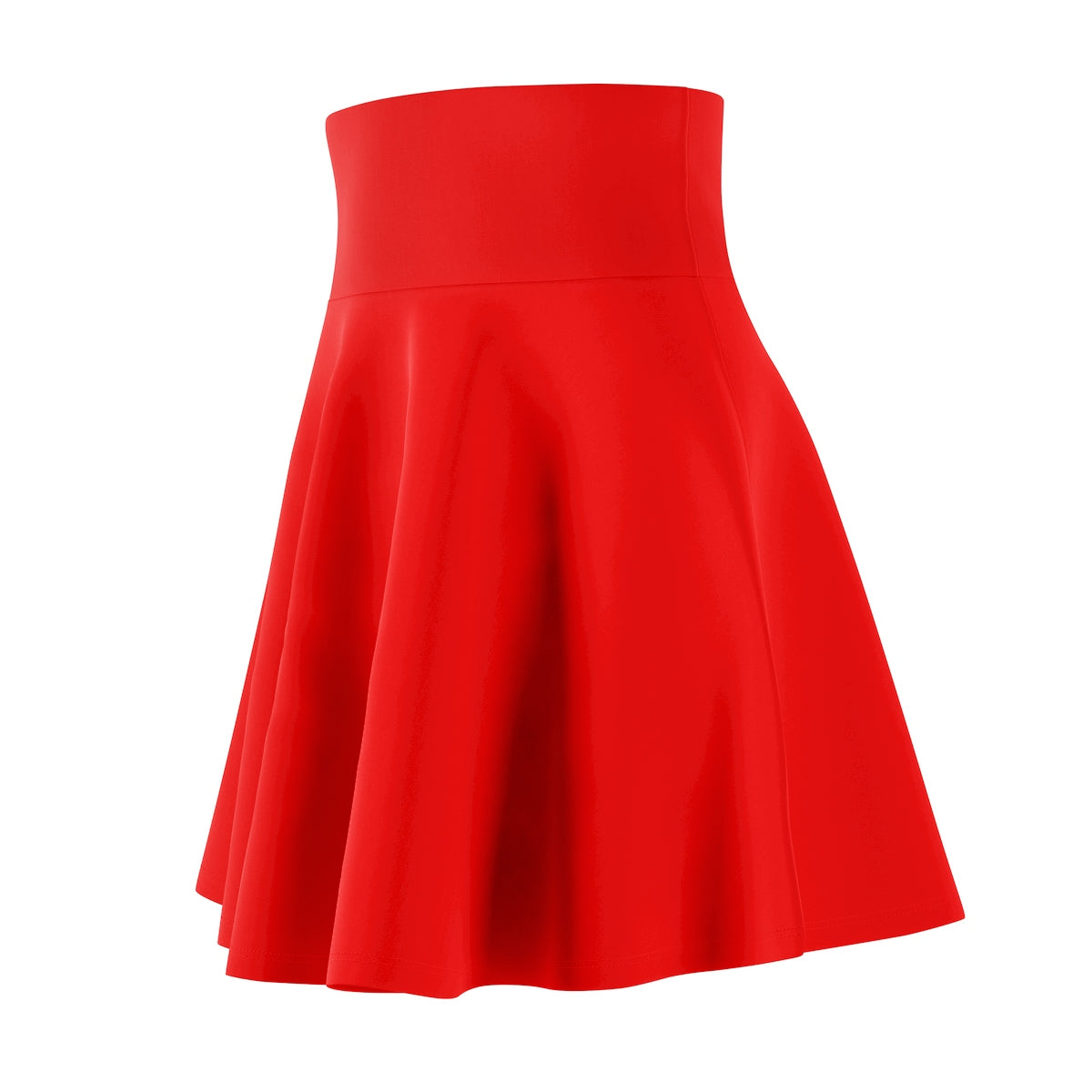 Five Toes Down Red Women's Skater Skirt