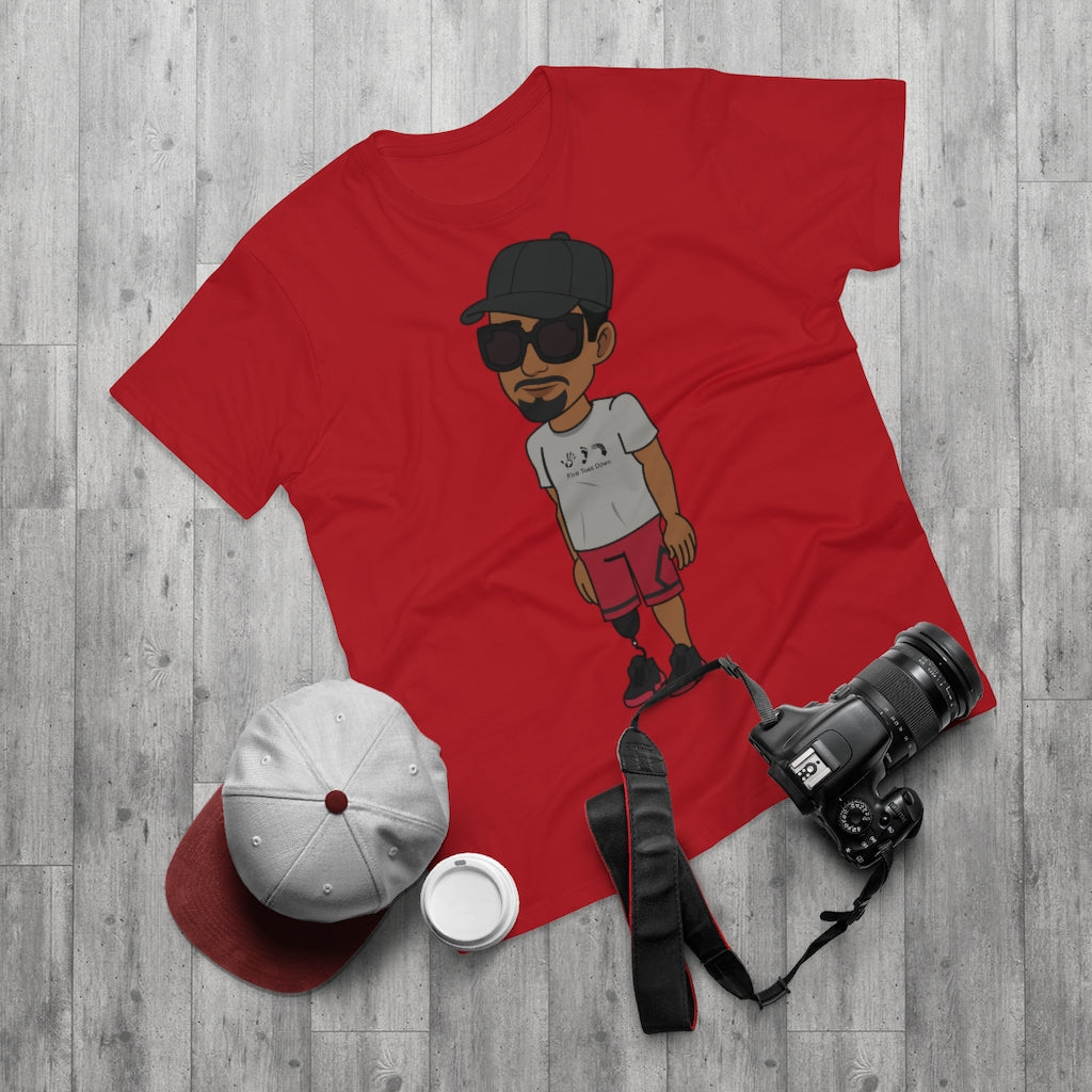 Five Toes Down Henry the Amputee Single Jersey Men's T-shirt
