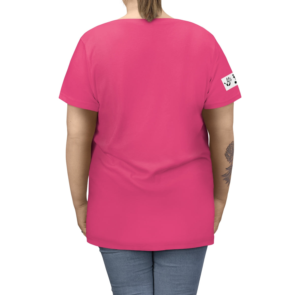 Five Toes Down Nurse Women's Curvy Tee