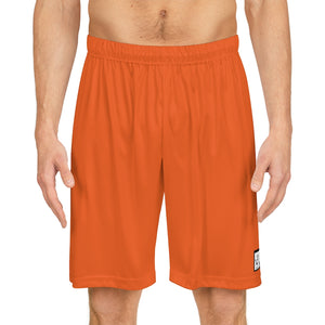 Five Toes Down Basketball Shorts Orange