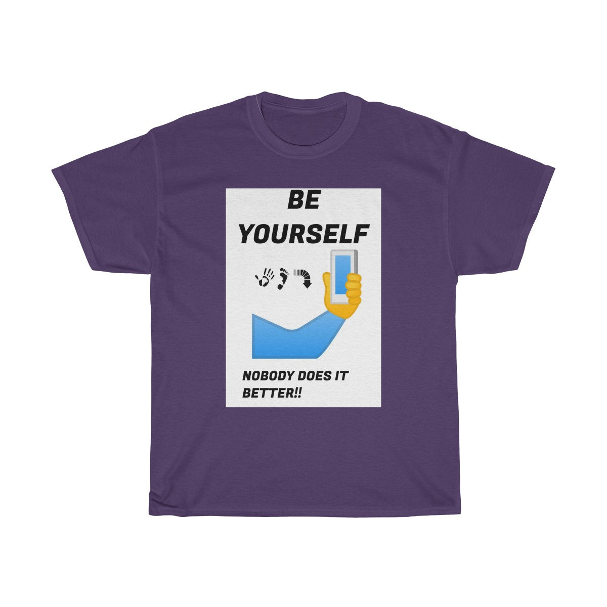 Five Toes Down Be Yourself Unisex Tee