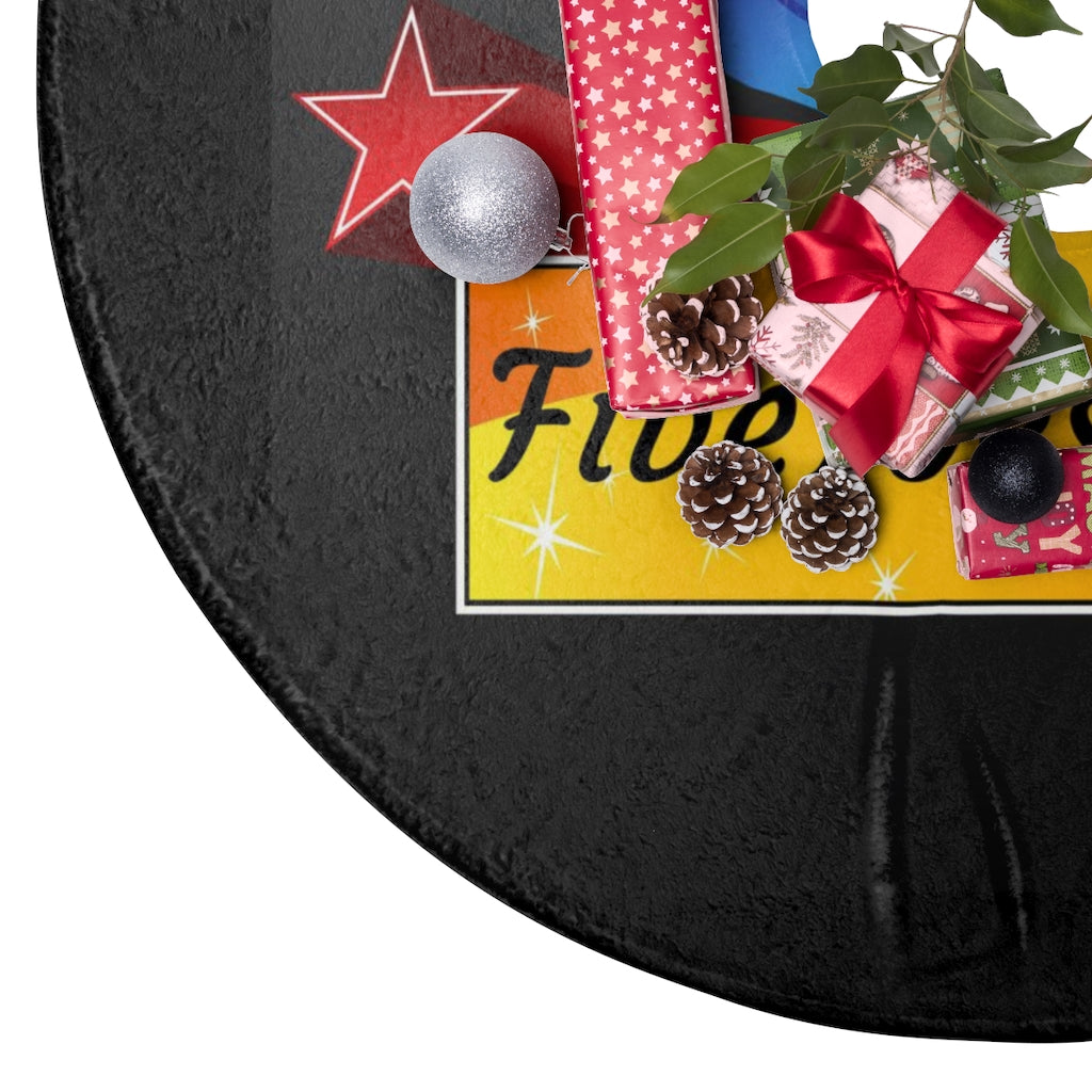 Five Toes Down Christmas Tree Skirts