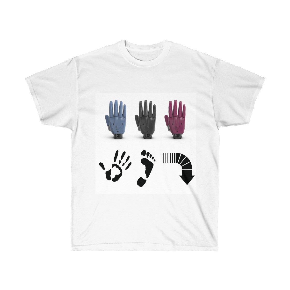 Five Toes Down Amputee Unisex Tee