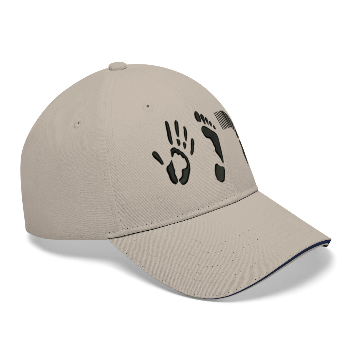 Five Toes Down Sandwich Brim Hat Embroidered