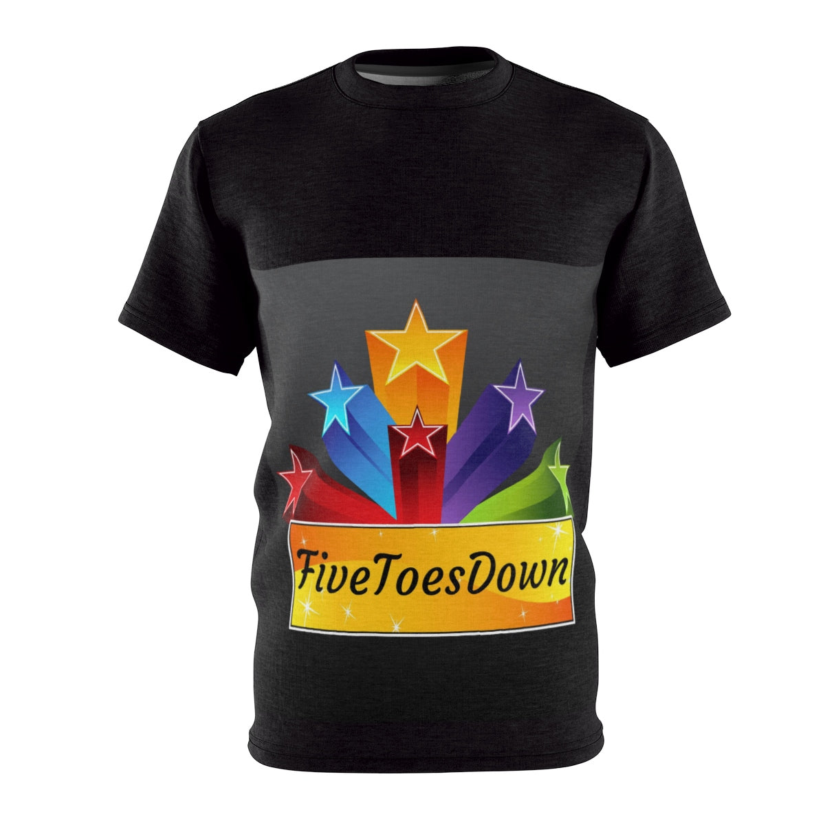Five Toes Down Stars Unisex Cut & Sew Tee