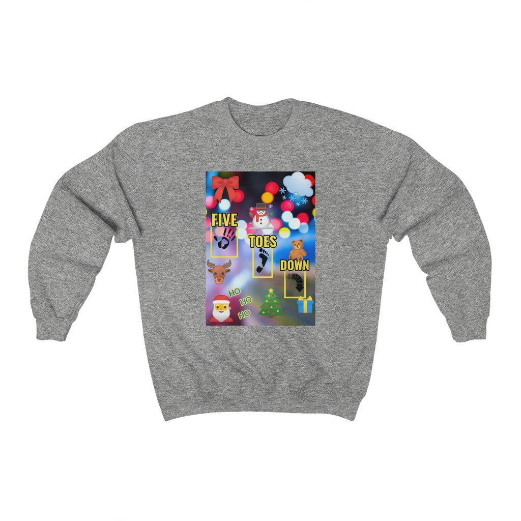 Five Toes Down Logo Christmas Unisex Heavy Blend Sweatshirt