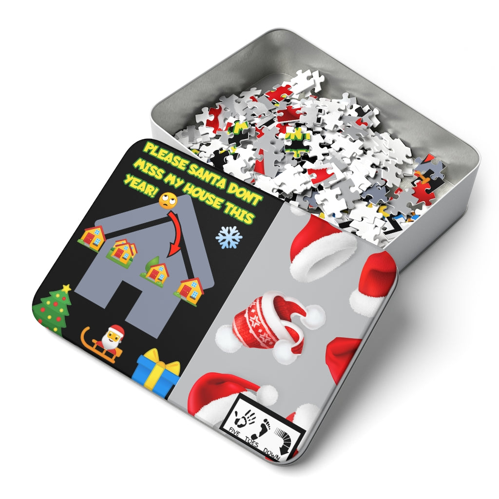 Five Toes Down Please Santa 252 Piece Puzzle