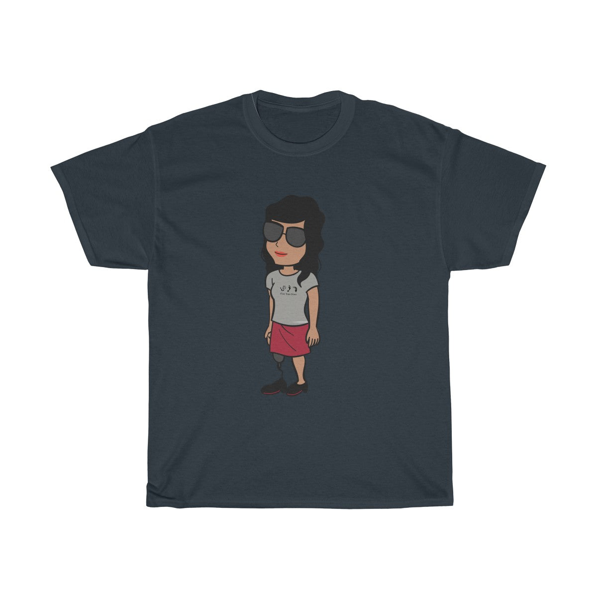 Five Toes Down Amp Woman Unisex Tee