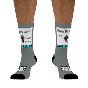 Five Toes Down My Card Socks