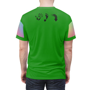 Five Toes Down All Green Lights Unisex  Cut & Sew Tee